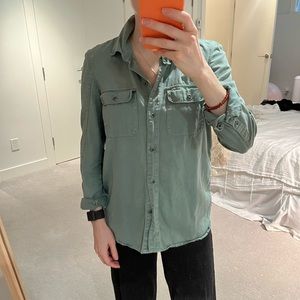 Army inspired button up.